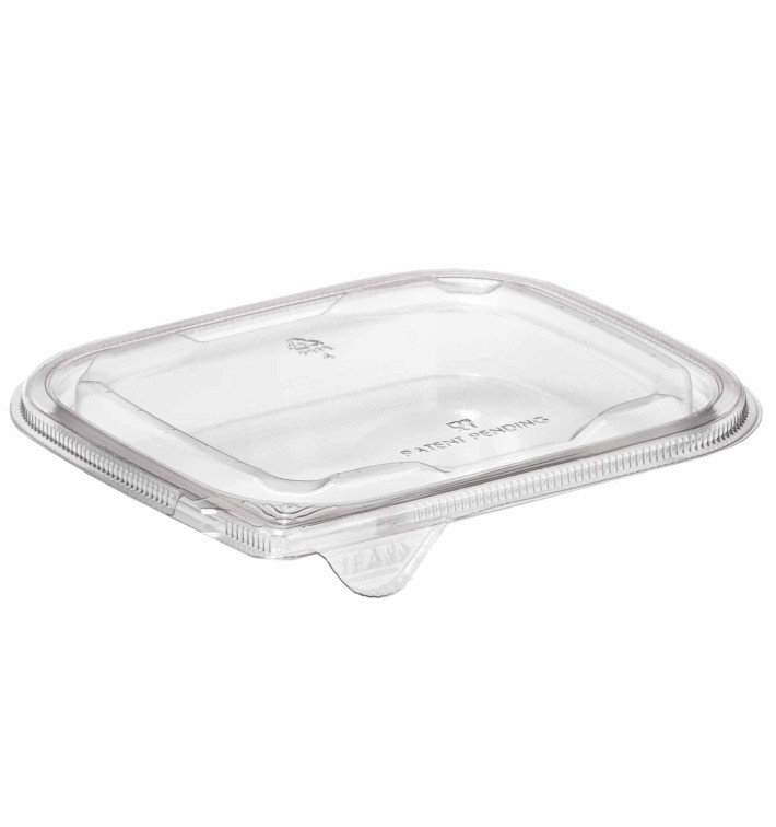 Plastic Deksel voor Deli Container PET Plat 14x12cm (63 stuks) Plastic Deksel voor Deli Container PET Plat 14x12cm (63 stuks)