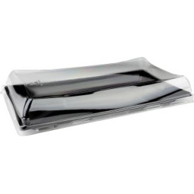 Plastic hoge Deksel voor Platter 31,6x26,5cm (50 stuks)