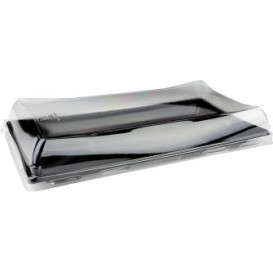 Plastic Deksel voor Platter 12x22cm (50 stuks) 