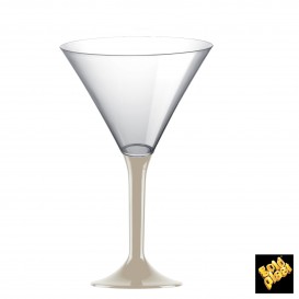 Plastic stamglas Cocktail beige 185ml 2P (200 stuks)