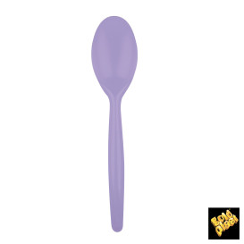 Plastic lepel PS "Easy" lila 18,5 cm (500 stuks)