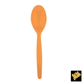 Plastic lepel PS "Easy" oranje 18,5 cm (500 stuks)