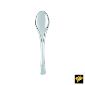 Plastic lepel  PS "Flen" transparant 14,5cm (3000 stuks)
