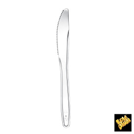 Plastic PS mes  "Easy" transparant 17,5cm (100 stuks) 
