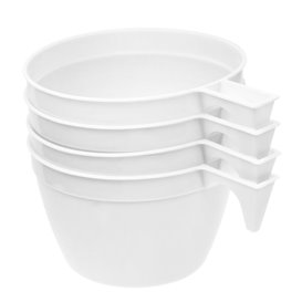 Plastic beker wit 90ml (900 stuks)