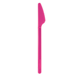 Plastic PS mes fuchsia 17,5cm (600 stuks)