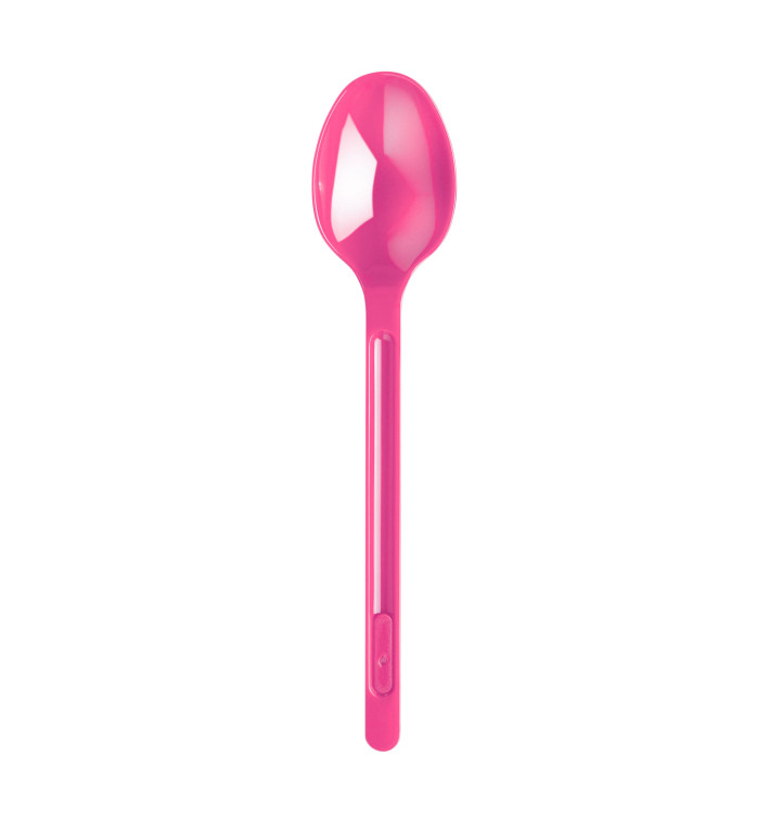 Plastic lepel PS fuchsia 17,5cm (600 stuks)