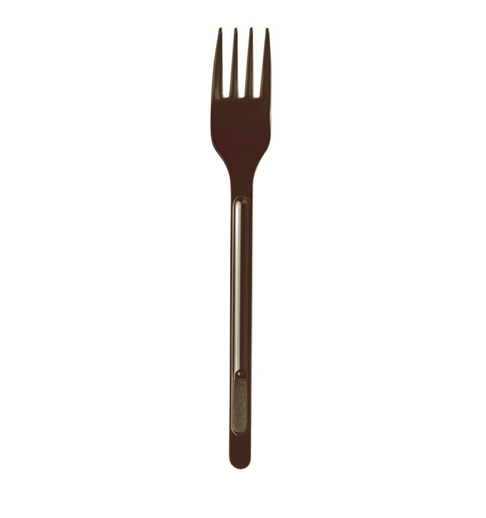 Plastic PS vork chocolade 17,5cm (20 stuks) Plastic PS vork chocolade 17,5cm (20 stuks)