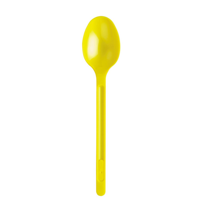 Plastic lepel PS geel 17,5cm (20 stuks) Plastic lepel PS geel 17,5cm (20 stuks)