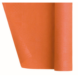 Papieren tafelkleed rol oranje 1,2x7m (25 stuks)