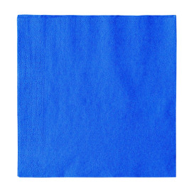 Papieren servet 2 laags donkerblauw 33x33cm (1200 stuks)