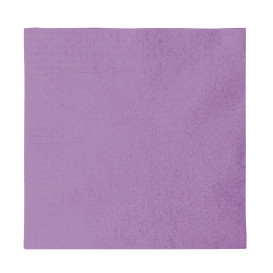 Papieren servet 2 laags lila 33x33cm (1200 stuks)