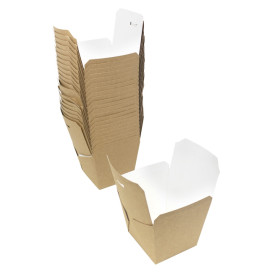 Papieren take-out Container Wok kraft 950ml (25 stuks)