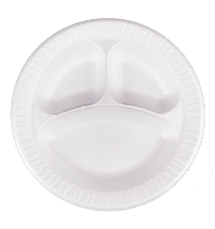 Schuim bord Foam "Quiet Classic" 3 C. gelamineerd wit Ø26 cm (125 stuks) Schuim bord Foam "Quiet Classic" 3 C. gelamineerd wit Ø26 cm (125 stuks)