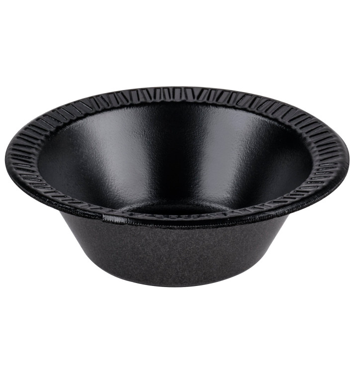 Schuim Kom gelamineerd zwart 180ml Ø11,5cm (1000 stuks) Schuim Kom gelamineerd zwart 180ml Ø11,5cm (1000 stuks)