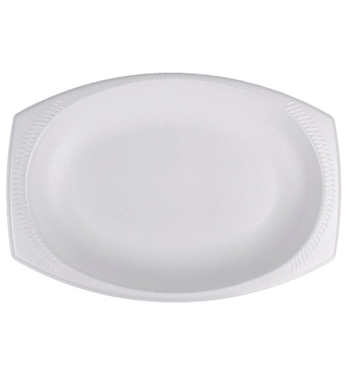 Schuim dienblad "Concofde" wit 28X22cm (500 stuks) Schuim dienblad "Concofde" wit 28X22cm (500 stuks)