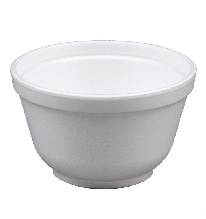 Schuim Container wit 6Oz/180ml Ø8,9cm (50 stuks) Schuim Container wit 6Oz/180ml Ø8,9cm (50 stuks)