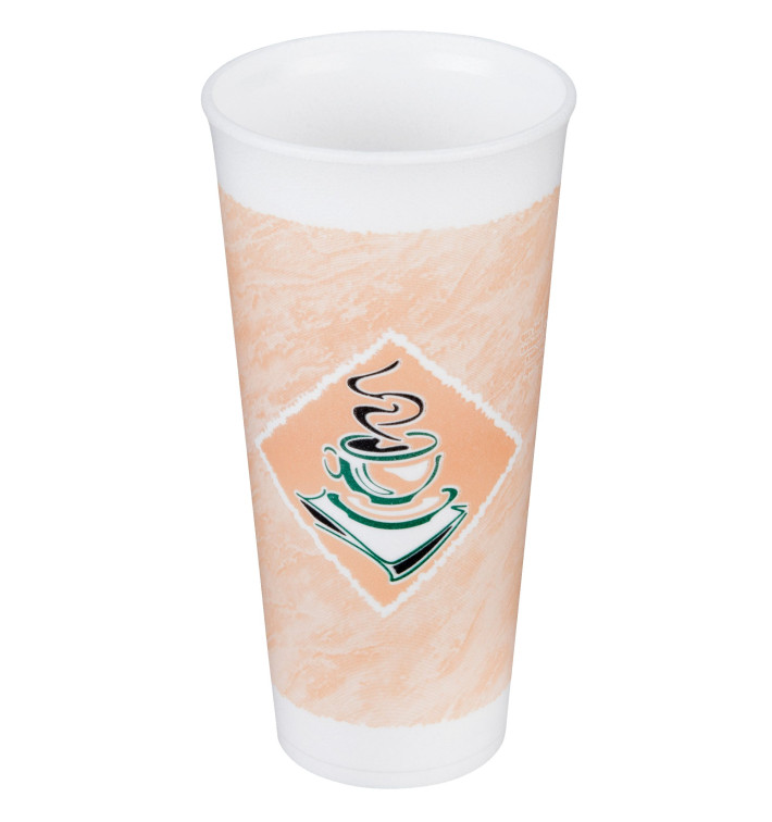 Schuim beker EPS "Café" 24Oz/710 ml Ø9,4cm (20 stuks) Schuim beker EPS "Café" 24Oz/710 ml Ø9,4cm (20 stuks)