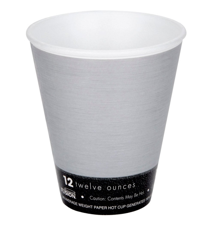 Schuim beker Fusion "van staale"12Oz/355ml Ø9,4cm (1000 stuks) Schuim beker Fusion "van staale"12Oz/355ml Ø9,4cm (1000 stuks)