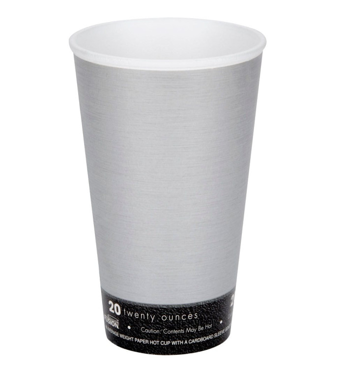 Schuim beker Fusion "van staale" 20Oz/591ml Ø9,4cm (20 stuks) Schuim beker Fusion "van staale" 20Oz/591ml Ø9,4cm (20 stuks)