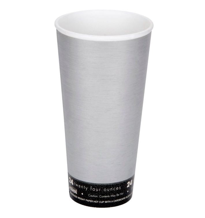 Schuim beker Fusion "van staale" 24Oz/710ml Ø9,4cm (20 stuks) Schuim beker Fusion "van staale" 24Oz/710ml Ø9,4cm (20 stuks)
