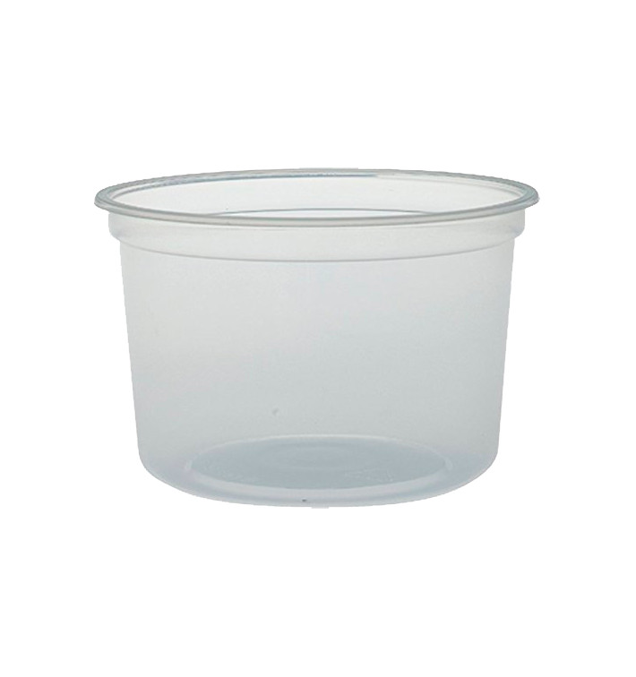 Plastic deli Container PP "Deli" 16Oz/473ml transparant Ø12cm (500 stuks) Plastic deli Container PP "Deli" 16Oz/473ml transparant Ø12cm (500 stuks)