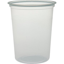 Plastic deli Container PP "Deli" 32Oz/960ml transparant Ø12cm (25 stuks) 