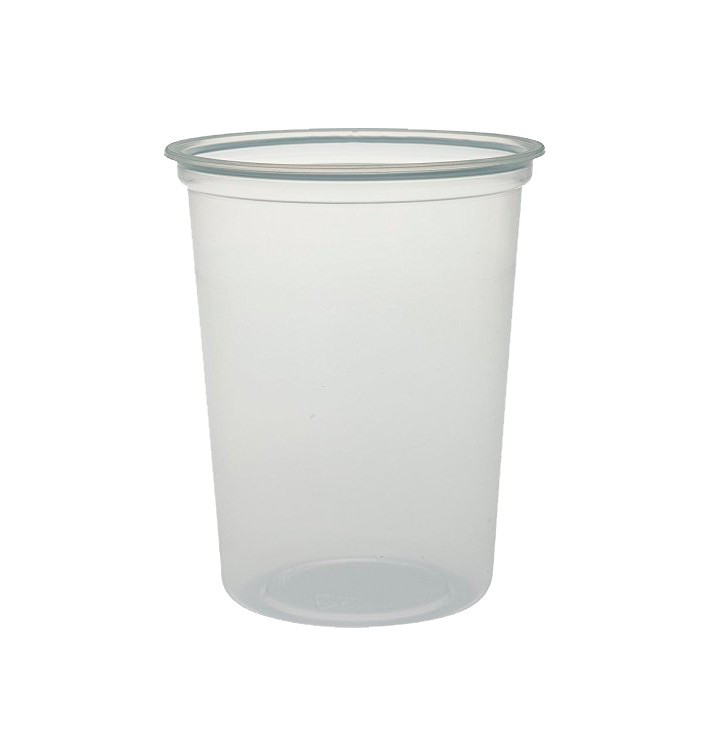 Plastic deli Container PP "Deli" 32Oz/960ml transparant Ø12cm (25 stuks) Plastic deli Container PP "Deli" 32Oz/960ml transparant Ø12cm (25 stuks)