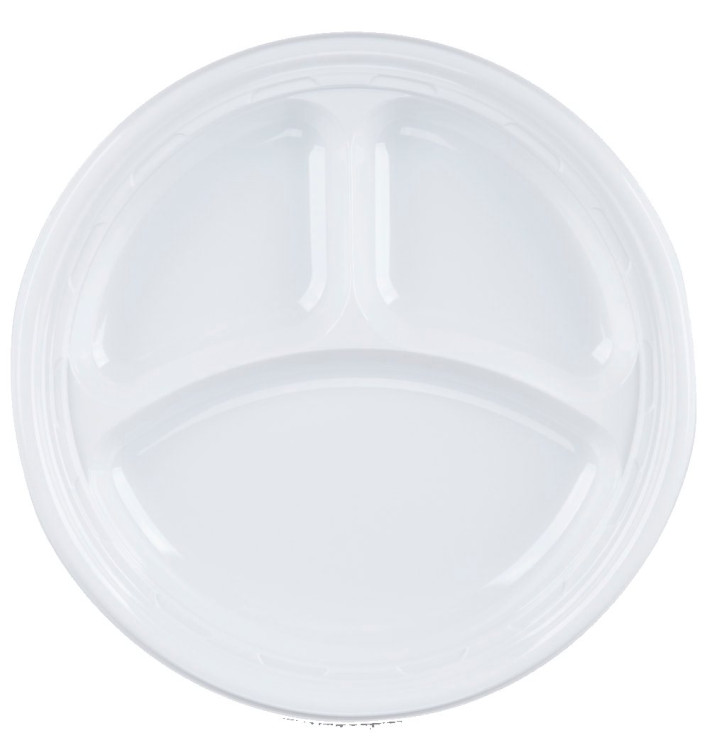 Plastic bord PS "Famous Impact" 3 C. Ø23 cm (125 stuks) Plastic bord PS "Famous Impact" 3 C. Ø23 cm (125 stuks)