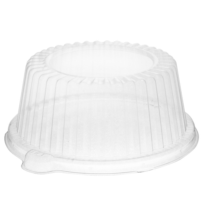 Plastic koepel Deksel PS Kristal Ø15x6,4cm (125 stuks) Plastic koepel Deksel PS Kristal Ø15x6,4cm (125 stuks)