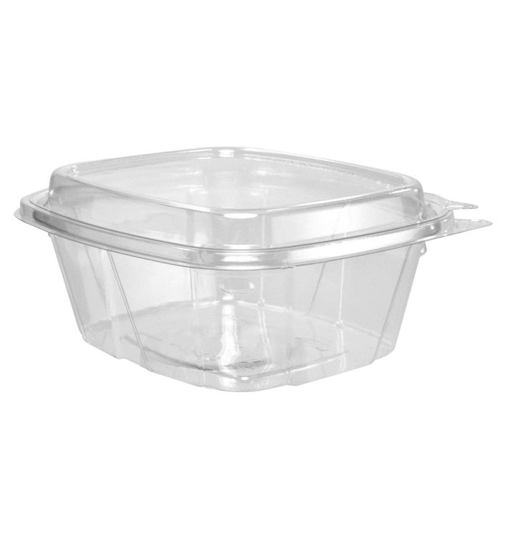 Plastic deli Container PET onverbrekelijk hoge koepel Deksel 475ml (100 stuks) Plastic deli Container PET onverbrekelijk hoge koepel Deksel 475ml (100 stuks)