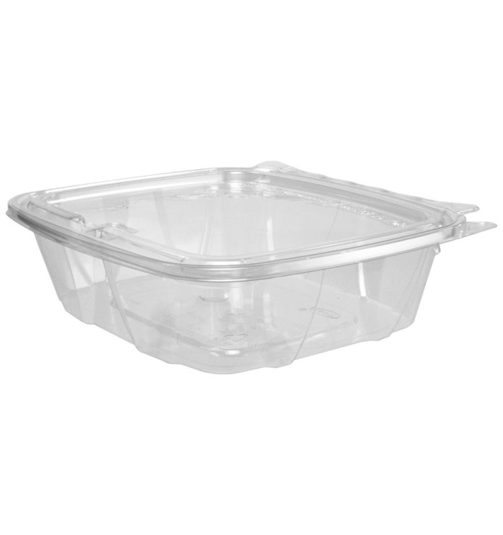 Plastic deli Container PET onverbrekelijk koepel Deksel Plat 710ml (200 stuks) Plastic deli Container PET onverbrekelijk koepel Deksel Plat 710ml (200 stuks)