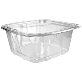 Plastic deli Container PET onverbrekelijk koepel Deksel Plat 1893ml (100 stuks) 