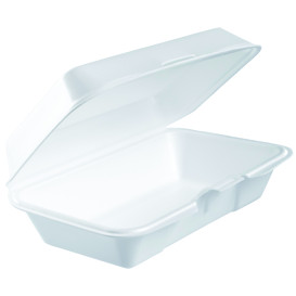 Schuim stokbrood Container wit 2,25x1,40cm (125 stuks) 