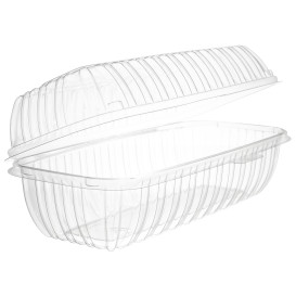 Plastic scharnierende Deli-Container OPS "transparant Seal" 290ml (100 stuks)