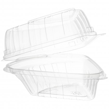 Plastic scharnierend Deksel Container OPS "transparant Seal" 169ml (125 stuks) 