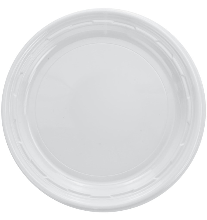 Plastic bord PS "Famous Impact" wit 18 cm (125 stuks) Plastic bord PS "Famous Impact" wit 18 cm (125 stuks)