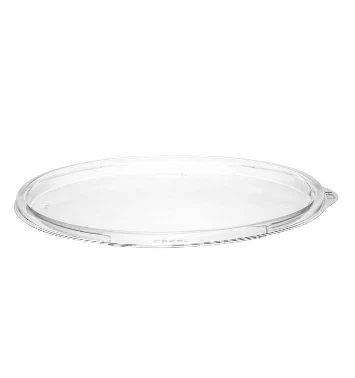 Plastic PET Deksel voor Saladekom Plat transparant Ø18,3cm (252 stuks) Plastic PET Deksel voor Saladekom Plat transparant Ø18,3cm (252 stuks)