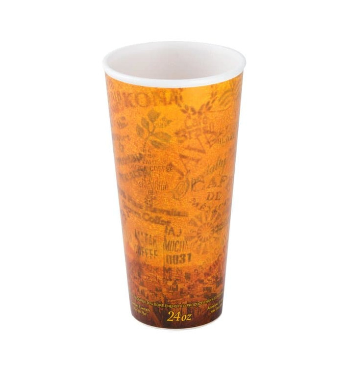 Schuim beker Fusion "Escape" 24Oz/710ml Ø9,4cm (500 stuks) Schuim beker Fusion "Escape" 24Oz/710ml Ø9,4cm (500 stuks)