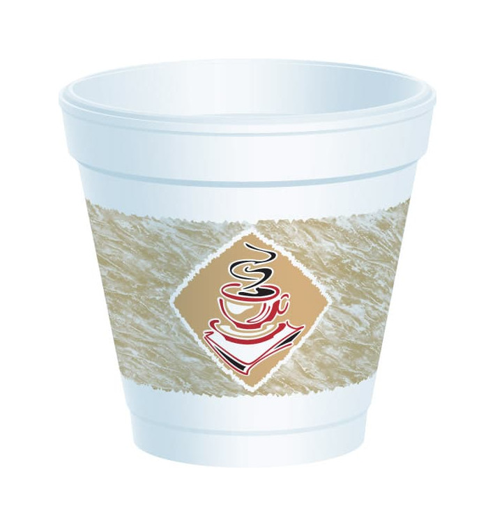 Schuim beker EPS "Café" 4Oz/120ml Ø6,9cm (1000 stuks) Schuim beker EPS "Café" 4Oz/120ml Ø6,9cm (1000 stuks)