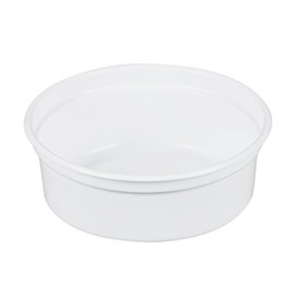 Plastic deli Container PP "Deli" 8Oz/266ml wit Ø12cm (500 stuks)