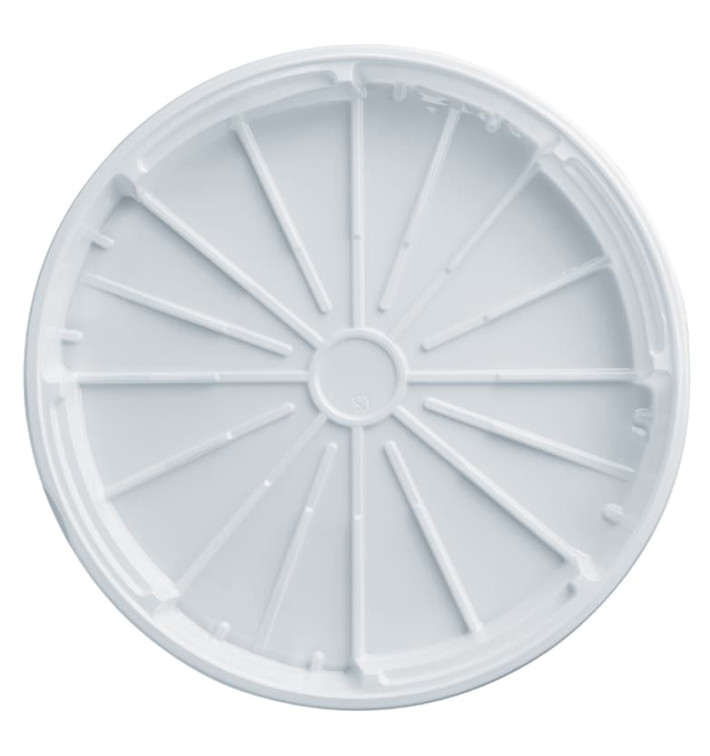 Plastic Deksel PS voor Pizza wit 32 cm (100 stuks) Plastic Deksel PS voor Pizza wit 32 cm (100 stuks)