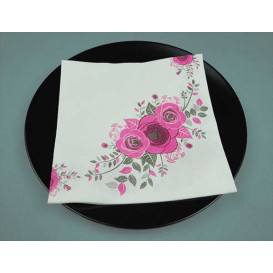 Airlaid Servetten "Bouquet" 40x40cm (50 stuks) 
