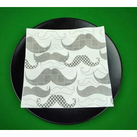 Airlaid Servetten "Bigotes" 40x40cm (600 stuks)