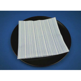 Airlaid Servetten "Basic" blauw 40x40cm (50 stuks) 