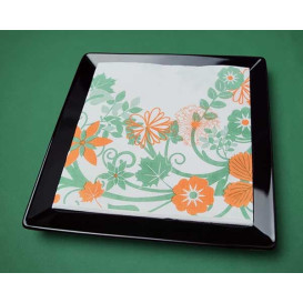 Papieren servet dubbel punt "Spring" 40x40cm (600 stuks)