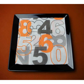 Papieren servet dubbel punt "Num" 40x40cm (600 stuks)