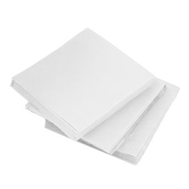 Papieren servet Micropunt wit 20x20cm 2C (2.400 stuks)