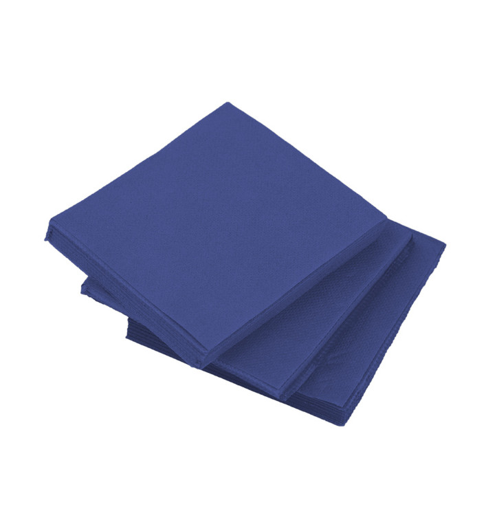 Papieren servet Micropunt blauw 20x20cm 2C (2.400 stuks) Papieren servet Micropunt blauw 20x20cm 2C (2.400 stuks)