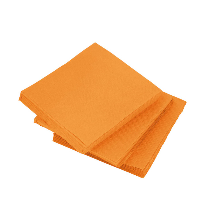 Papieren servet Micropunt oranje 20x20cm 2C (100 stuks) Papieren servet Micropunt oranje 20x20cm 2C (100 stuks)